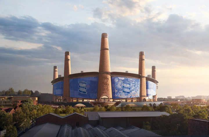 رونمایی «استودیو هدرویک» از طرح ورزشگاه بیرمنگام سیتی